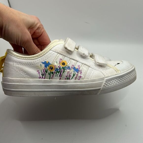 Adidas Embroidered Nizza Velcro Sneakers - Picture 5 of 8